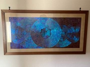 祖父の遺品のブラジル土産　昔は定番も今や禁制品　青く妖しく光に昆虫マニアの心が躍る