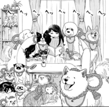「狛犬様を妻に送らせてください…」狛犬まみれの妻　ワンコたちが子どもを守るファインプレーがGJ！【漫画】