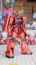 ガンプラの名機・ザクIIをアニメ塗り　プラモがイラストに見える平面感に1万件超いいね　海外ユーザー「アフターは1000%良くなってる」「AIだろ」
