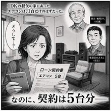 倒れた叔父の家にエアコンは1台だけ…でもローンはなぜか「5台分」　契約したのは“命の恩人”で…どうすれば？【司法書士の現場から】