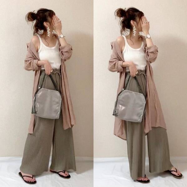 3500円fifthリネンライクロングシャツ 6つの着回し秋コーデ 19年9月17日 エキサイトニュース