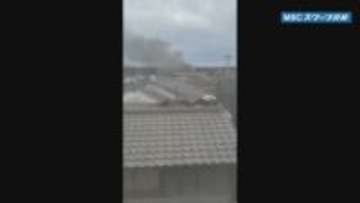 桜島で倉庫1棟全焼　刈った草を燃やしていたら…　鹿児島