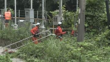 【速報】霧島市の男児不明　現場近くの下流で「遺体らしきもの発見」