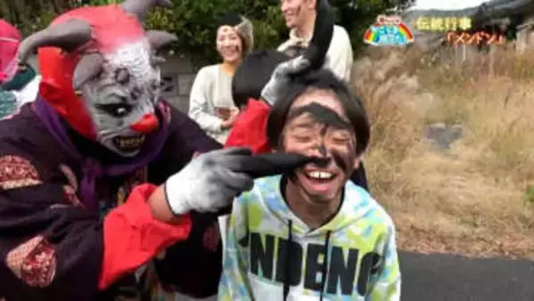 スス塗り付ける奇祭「メンドン」指宿市・山川【亀ちゃんのかごしま撮った！】