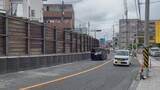 「武岡トンネル近く　武3丁目の崩落現場　18日午前11時から全面通行　歩道はまだ通れず　鹿児島市」の画像1