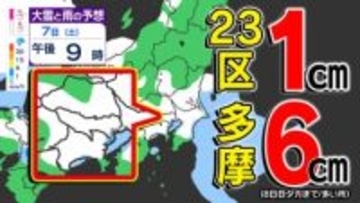 【東京２３区 積雪か？】警報級大雪のおそれ「交通障害」に注意【雪シミュレーション７日（土）～９日（月）】／ 関東各都市の週間予報】東京・神奈川・埼玉・千葉・群馬・茨城・栃木・山梨・長野