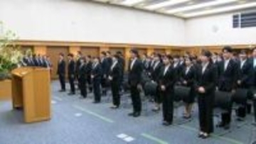 鹿児島銀行で入行式　大卒初任給27万円　4年連続アップに「金額以上の価値を生み出したい」