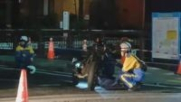 涙橋交差点でオートバイ同士が衝突　男性(56)意識不明の重体　男性(23)けが　鹿児島市郡元2丁目