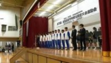 全国高校駅伝を前に鹿児島城西高校で激励会