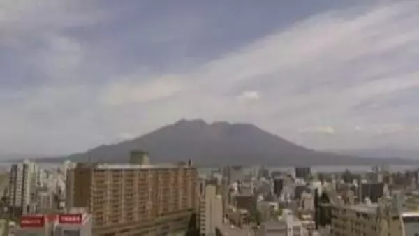 桜島で山体膨張示す地殻変動観測　山体膨張が解消されるような噴火が発生すると多量降灰の可能性