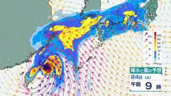【台風30号情報】再び「猛烈な」台風へ　進路予想は「大陸方面」から「日本方向」へ【3時間ごと雨風シミュレーション26日まで／全国の週間予報】最新アンサンブル・気象庁進路予想