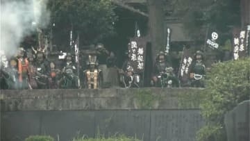 関ケ原から鉄砲隊　妙円寺参り行事大会　市制20周年記念　鹿児島