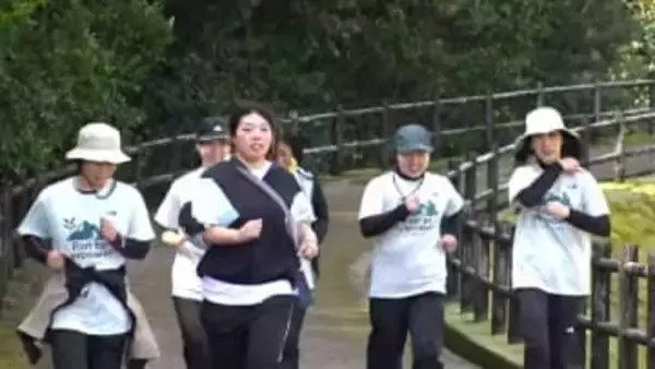 国際女性デーにホワイトリボンラン　屋久島