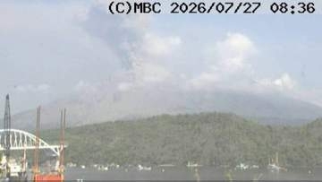 桜島で噴火相次ぐ、噴煙最高1600m　火口から西・鹿児島市街地方向に降灰予想