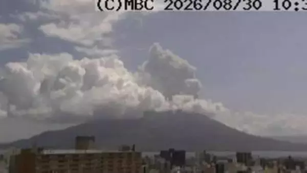 桜島で噴火 噴煙2000ｍ 灰は鹿児島市吉野方向へ【きょう・あすの降灰予報】鹿児島