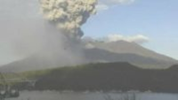 桜島で噴火　噴煙１４００ｍ【18日の降灰予報】鹿児島