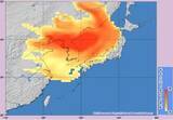 「【黄砂情報】20日（月）から「日本列島」に飛来か　広い範囲で影響おそれ【20日（月）～22日（水）黄砂シミュレーション】気象庁の黄砂解析予想図」の画像1