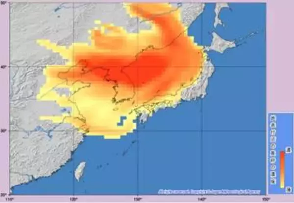 【黄砂情報】20日（月）から「日本列島」に飛来か　広い範囲で影響おそれ【20日（月）～22日（水）黄砂シミュレーション】気象庁の黄砂解析予想図