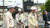 「鹿児島市で線状降水帯が発生した想定で訓練　今月29日から始まる新たな防災気象情報踏まえた避難の手順確認」の画像1