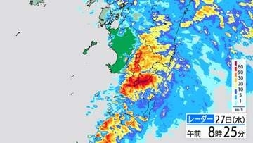 肝付町と三島村に土砂災害警戒情報　土砂災害に厳重警戒　鹿児島