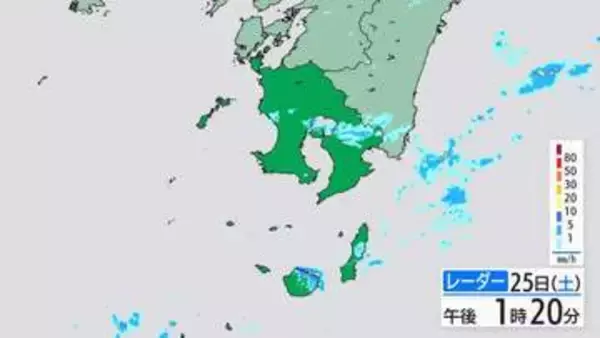 落雷や竜巻、急な強い雨に注意　九州南部で大気の状態が非常に不安定　鹿児島