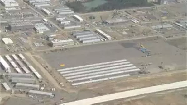 作業員が左足挟まれた事故の原因は「本来と異なる手順で作業が行われたため」馬毛島・自衛隊基地建設現場