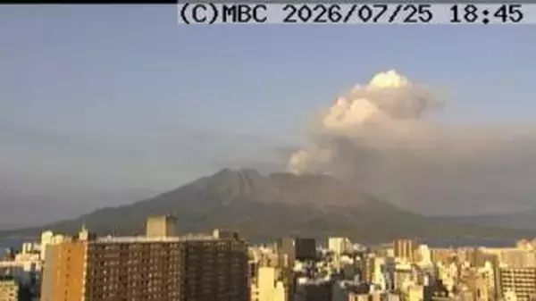 桜島が連続噴火　噴煙の高さ1900m【きょう・あすの降灰予報】鹿児島
