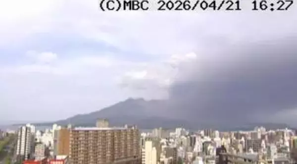 桜島で連続噴火が発生　継続中【今夜～あすの降灰予報】鹿児島・宮崎