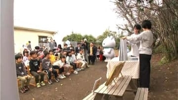 「これからの活動にワクワクしている」鹿児島市の保育園に「そらべあ発電所」寄贈記念式典