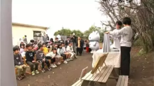 「これからの活動にワクワクしている」鹿児島市の保育園に「そらべあ発電所」寄贈記念式典