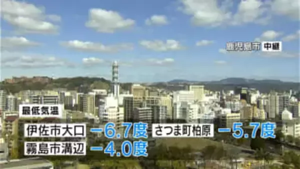 きょう2月4日は立春　寒い朝　鹿児島