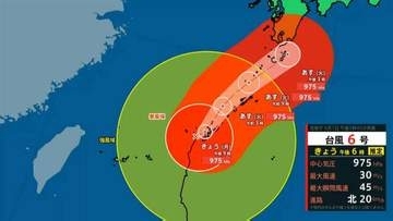 台風6号　奄美直撃　あす2日夕方にかけ線状降水帯のおそれ