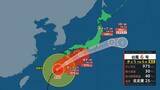 「夕方にかけ線状降水帯おそれ　鹿児島県本土は夕方暴風域　6月観測史上最大35.5mの最大瞬間風速(午前6時半)」の画像1