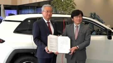 鹿児島トヨタ×エアドッグ「空気清浄機で避難所の感染症を防ぐ」災害時に給電車両で運ぶ