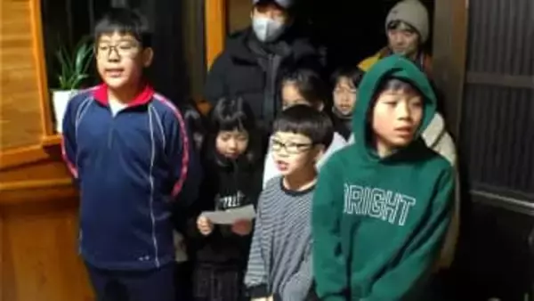 屋久島正月行事「祝申そう」　福の神「子どもたちが、家の繁栄願ってくれる」　鹿児島