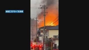 鹿児島県日置市で住宅1棟車2台全焼　1人が病院に搬送され治療