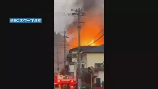 鹿児島県日置市で住宅1棟車2台全焼　1人が病院に搬送され治療