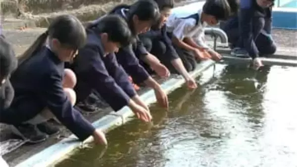 鹿児島県本土ほぼ全域で氷点下の朝　伊佐市ではプールに氷