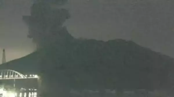 桜島で爆発　噴煙１５００メートル【２１日の降灰予報】鹿児島・宮崎