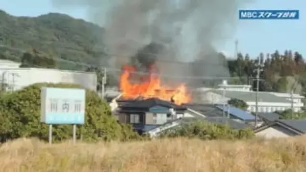 住宅全焼　娘と連絡取れず　鹿児島・薩摩川内市