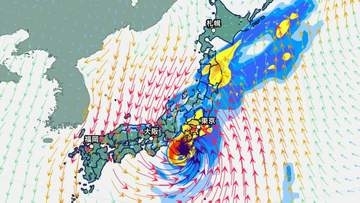 【台風情報】台風25号　関東で最大瞬間風速50m、24時間雨量300ミリ予想　20日～21日に東日本接近おそれ【雨・風シミュレーション・全国週間天気予報】気象庁