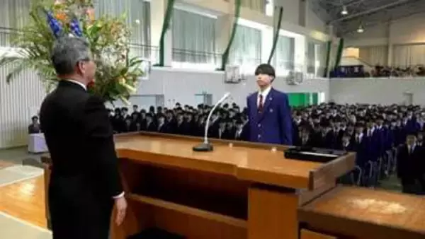 「一緒に入学できてうれしい」「野球部でレギュラーに」武岡台高校で入学式306人が高校生活スタート　鹿児島