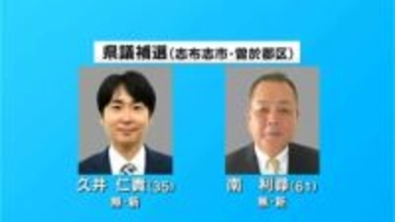 鹿児島県議会議員補欠選挙(志布志・曽於郡区)が告示　新人2人が届け出