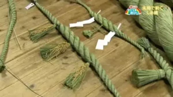 夫婦で紡ぐしめ縄　鹿児島市【亀ちゃんのかごしま撮った！】