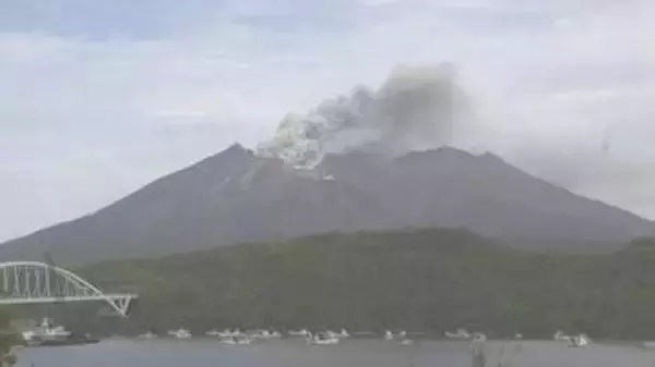 桜島で断続的に噴煙【22日から23日の降灰予報】鹿児島・宮崎・熊本