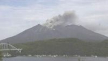 桜島で断続的に噴煙【22日から23日の降灰予報】鹿児島・宮崎・熊本