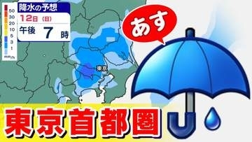 【東京首都圏】５週続けて「雨の週末」雨はいつから どこで？【雨シミュレーション１２日（日）／ ３連休までの週間予報】東京・神奈川・埼玉・千葉・群馬・栃木・茨城・山梨・長野