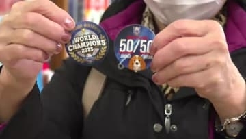 ワールドシリーズ連覇ステッカー配布　大谷翔平選手のふるさと岩手・奥州市で