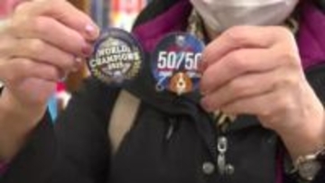 ワールドシリーズ連覇ステッカー配布　大谷翔平選手のふるさと岩手・奥州市で