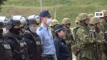 「治安出動」の事態を想定　岩手県警と陸上自衛隊が共同訓練